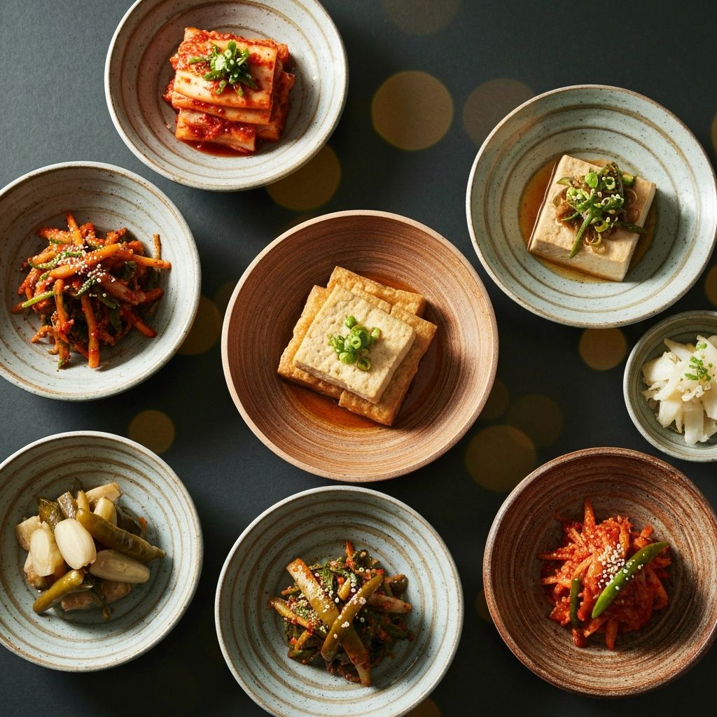 신선한 한식 반찬